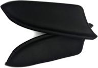 💪 dkiigame accord armrest replacement: vinyl front door panels armrest lid pad for 2008-2012 honda accord sedan (black) - superior quality upgrade! logo