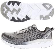 hoka one clifton running jasmine men's shoes logo