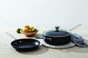 img 4 attached to 🍳 Набор посуды Le Creuset Toughened Nonstick PRO, 3 предмета (сковорода диаметром 10 дюймов, казанок диаметром 4,25 кварта со крышкой)