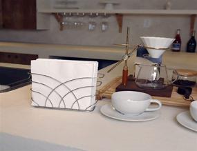 img 1 attached to 🗂️ LEVIMETREE Vertical Napkin Holder Serviette: Stylish and Space-Saving Solution for Organized Tabletops