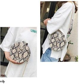 img 1 attached to 👜 Женская модная сумочка с кожей змеи и цепью - стильная плечевая сумка для улучшения SEO