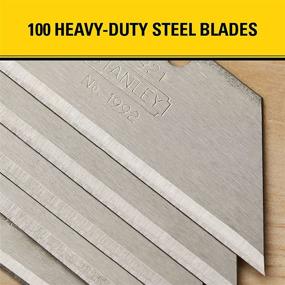 img 2 attached to 🔪 STANLEY 1992 Classic Utility Knife Blades - Heavy Duty 100-Pack (11-921A)