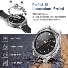 img 2 attached to [2+2 пак] Защитный чехол Tensea для Samsung Galaxy Watch 4 Classic 42Mm - аксессуары и принадлежности