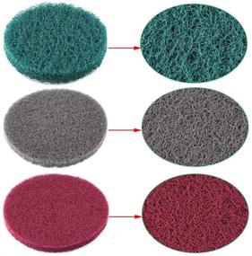 img 3 attached to 🧽 26-частный набор щеток для дрели Power Scrubber Pads Kit от GOH DODD - Идеально подходит для кухни, ванной, автомобиля, затирки, ковра, душа, ванны, гриля, плитки, шлифования, очистки фар автомобиля.