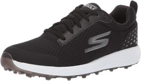 img 4 attached to 👟 Skechers Men's Golf Shoes - Classic Black and White Design