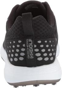 img 2 attached to 👟 Skechers Men's Golf Shoes - Classic Black and White Design