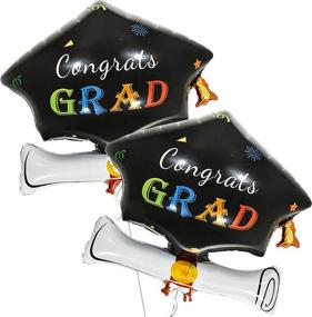 img 4 attached to Graduation Cap Balloon Pack Decorations