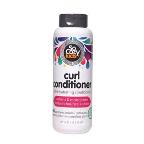 img 4 attached to 🧖 SoCozy Curl Conditioner, Kids Hair Care, Softening, Bounce Restoring, Shine Enhancing, No Parabens or Sulfates, Natural Sweet-Crème Scent, 10.5 fl oz