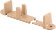 pack of 2 prime-line n 7316 closet door adjustable guides, 1-inch, tan логотип