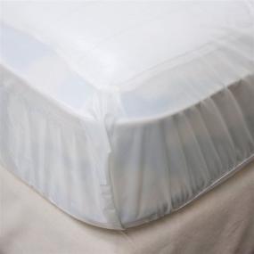 img 1 attached to 🛏️ LeakMaster Queen Size Waterproof Mattress Cover - Premium Stain Repellent, Comfortable, and Quiet Bed Protection - Shield Against Spills, Accidents, and Damage