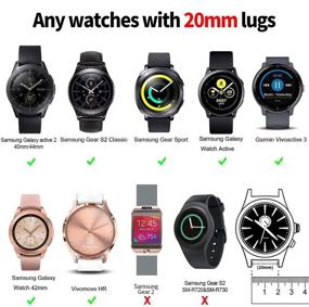 img 3 attached to FITLI Bands Compatible With Galaxy Watch 4