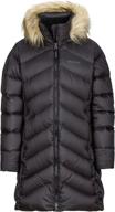 marmot girls montreaux black x small logo