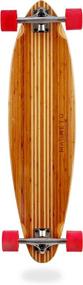 img 2 attached to 🛹 Hana Longboard Skateboard Collection: Bamboo with Hard Maple Core, Perfect for Cruising, Carving, Dancing, Freestyle Tricks - Ideal for Teens, Adults, Men, and Women - Includes Free Skate Tool!