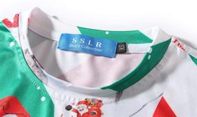 img 2 attached to SSLR Shirts Santa Christmas Sweater Boys' Clothing