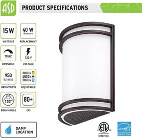 img 3 attached to ASD Temperature Adjustable Fixture Dimmable Lighting & Ceiling Fans