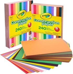 img 2 attached to 🎨 Конструкционная бумага Crayola - Набор из 2-х пачек (480 штук) для улучшения SEO