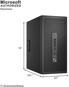 img 1 attached to 💻 Renewed HP ProDesk 600 G2 Tower Desktop PC, Intel Quad Core i5 6500 up to 3.6GHz, 16GB DDR4, 240GB SSD + 1TB HDD, WiFi, Bluetooth 4.0, DVD, Windows 10 Pro 64 - Multi-Language (English/Spanish/French) Support