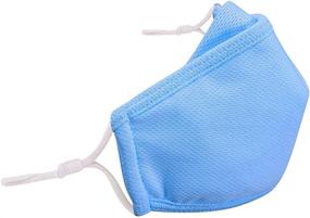 img 2 attached to 🎭 3 Pack of Adjustable Cloth Masks for Occupational Health & Safety - Safe Sustain Products