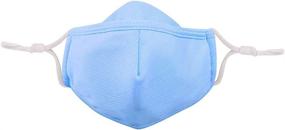 img 4 attached to 🎭 3 Pack of Adjustable Cloth Masks for Occupational Health & Safety - Safe Sustain Products