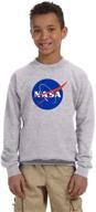 nasa meatball logo youth sweatshirts: space shuttle rocket science geek apparel for boys & girls logo