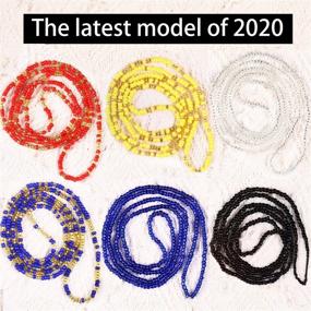 img 3 attached to 💃 Vibrant African Women's Jewelry and Body Jewelry by Tuoshei Summer