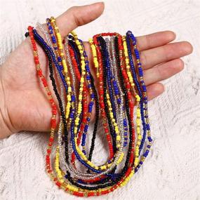 img 1 attached to 💃 Vibrant African Women's Jewelry and Body Jewelry by Tuoshei Summer