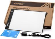 ⚡️ fixm a4 light box, slim portable usb power cable dimmable led artcraft tracing light pad drawing light board table animation, sketching, designing, stencilling diamond painting logo