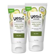 🥑 yes to avocado fragrance free hand cream 2 pack: hydrate, nourish, and soothe dry skin with avocado oil, hyaluronic acid, and 96 natural ingredients - vegan formula, 3 oz each logo