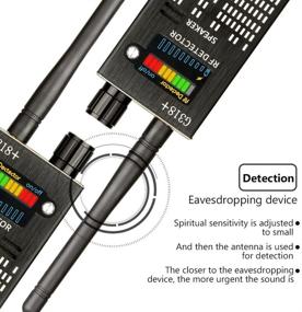 img 2 attached to 🔎 Eilimy Профессиональный Анти-шпионский RF Детектор Сигнала [Обновленная Версия] - Детектор Сигнала Камеры, GPS и Средств Прослушивания для Обнаружения GPS Трекера, Скрытой Камеры и Устройств для Прослушивания