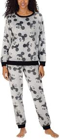 img 4 attached to Disney Womens 2 Piece Fleece X Large