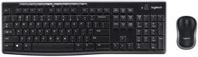 img 4 attached to Logitech K270 Беспроводная клавиатура и M185 Беспроводная мышь Combo - Длительное время работы от аккумулятора, чёрная (включает в себя клавиатуру и мышь)