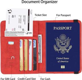 img 2 attached to BORADILAND Passport Blocking Document Organizer Travel Accessories