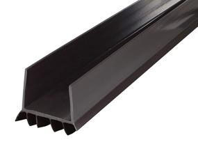 img 4 attached to 🚪 M-D Building Products 43337 U-Shape Under Door Seal, 36 in L X 2-1/4 in W X 1-1/2 in H, 1-3/4 in Thick, Vinyl