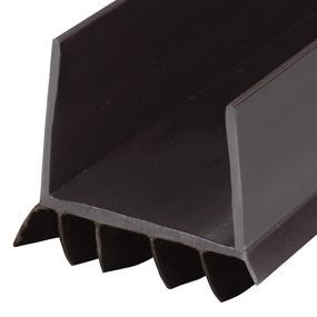 img 3 attached to 🚪 M-D Building Products 43337 U-Shape Under Door Seal, 36 in L X 2-1/4 in W X 1-1/2 in H, 1-3/4 in Thick, Vinyl