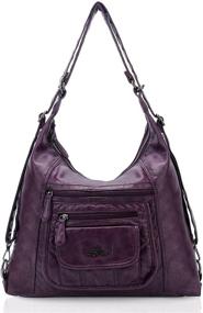 img 4 attached to 👜 Стильная сумка Angel Kiss: многофункциональная сумка-кроссбоди и плечевая сумка для женщин + кошельки
