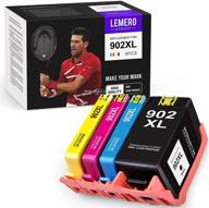 🖨️ high-quality remanufactured ink cartridges for hp 902xl - 4-pack (black, cyan, magenta, yellow) - officejet & officejet pro compatible logo