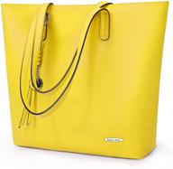 👜 large compartment womens handbags & wallets for totes - women's shopper logo