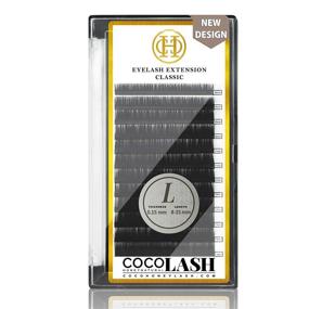 img 4 attached to 👁️ COCO Honey Lash Eyelash Extensions, Classic L Curl [0.15mm], Faux Mink Individual Lash Extensions (8-15mm Mix) - The Perfect Choice for Stunning Lashes!