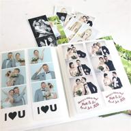 📸 preserve your photobooth memories with our slide-in white photo album - holds 120 photobooth 2x6 photo strips! logo