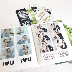 img 4 attached to 📸 Preserve Your Photobooth Memories with our Slide-in White Photo Album - Holds 120 Photobooth 2x6 Photo Strips!