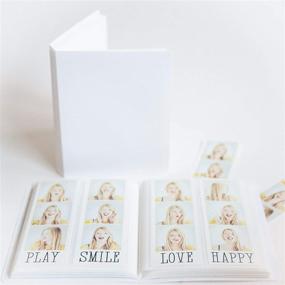 img 2 attached to 📸 Preserve Your Photobooth Memories with our Slide-in White Photo Album - Holds 120 Photobooth 2x6 Photo Strips!