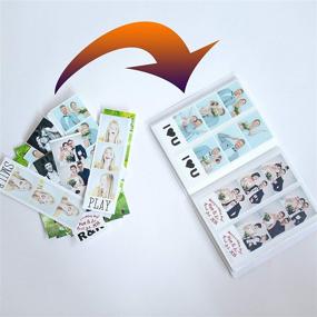 img 1 attached to 📸 Preserve Your Photobooth Memories with our Slide-in White Photo Album - Holds 120 Photobooth 2x6 Photo Strips!