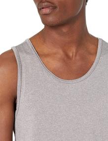 img 2 attached to 👕 Large Men's Clothing Stretch Black T-Shirts & Tanks by Amazon Essentials