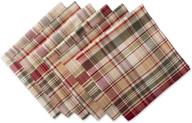 cabin plaid cotton oversized салфетка логотип