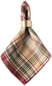 img 1 attached to Cabin Plaid Cotton Oversized Салфетка
