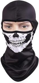 img 4 attached to 👻 TClian Skull Mask Balaclava: A Terrifyingly Realistic Ghost Bandana for Motorcycle Enthusiasts this Halloween!