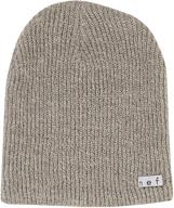 🧢 heather grey neff men's daily beanie: stylish and comfortable headwear for all-day use logo