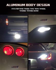 img 2 attached to 🔆 SEALIGHT 7440 7443 LED Bulbs, 6000K Bright White 3000LM - Pack of 2 - Upgrade for 7441 992 T20 W21W 7444 LED Replacement Bulbs: Backup Reverse Lights, Turn Signal Lights, Brake Lights, Reverse Tail Lights