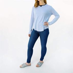 img 2 attached to Get Ultimate Sun Protection with SUN50 Women's Oceana Long Sleeve T-Shirt UPF 50+