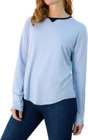 img 4 attached to Get Ultimate Sun Protection with SUN50 Women's Oceana Long Sleeve T-Shirt UPF 50+